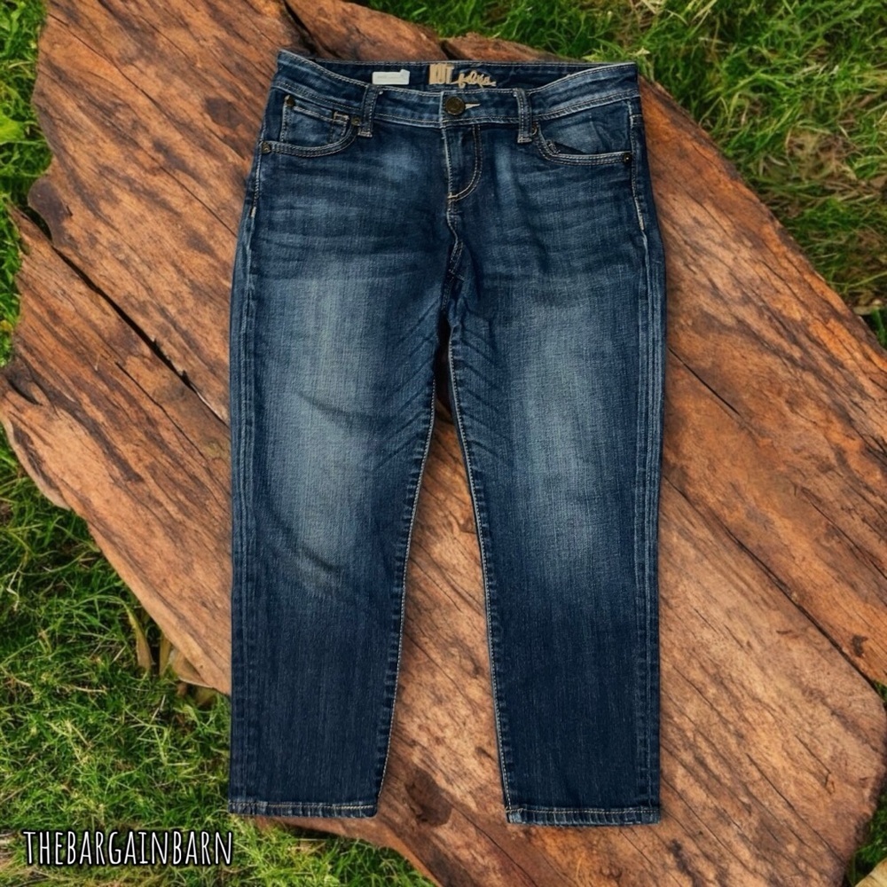 !!SALE!! Kut From The Kloth Women’s Angie Cropped Denim Skinny Jeans (4)